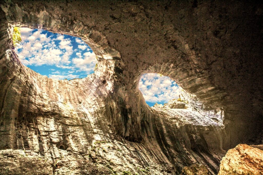 Prohodna Cave (God's Eyes)