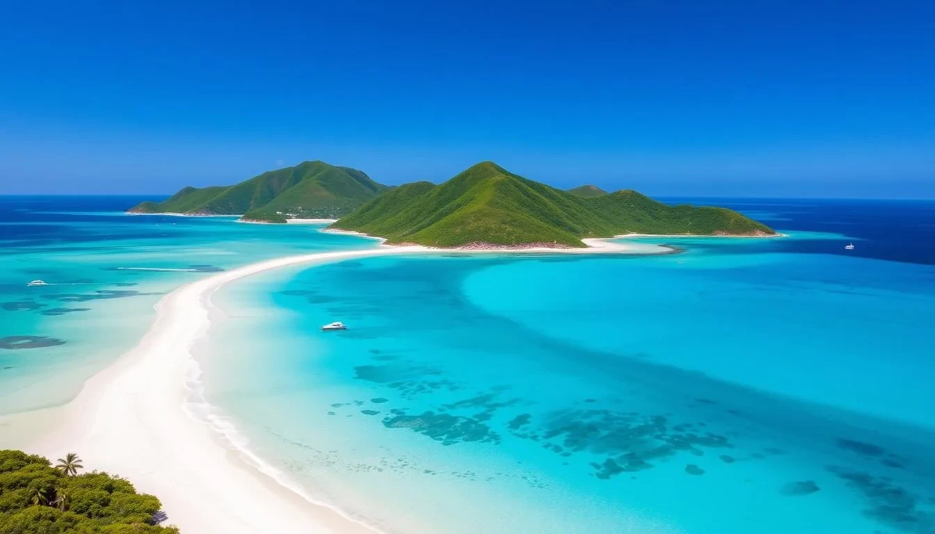 Union Island and Palm Island